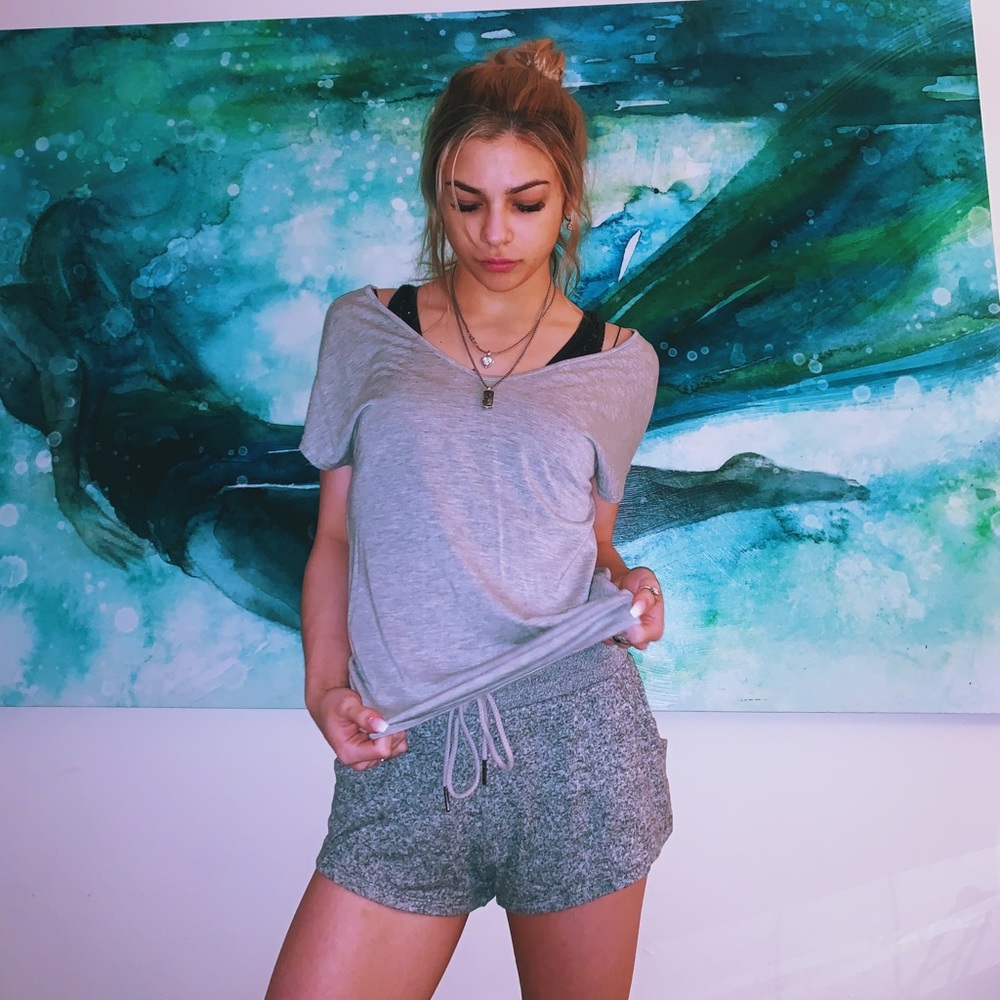 Plain gray tee